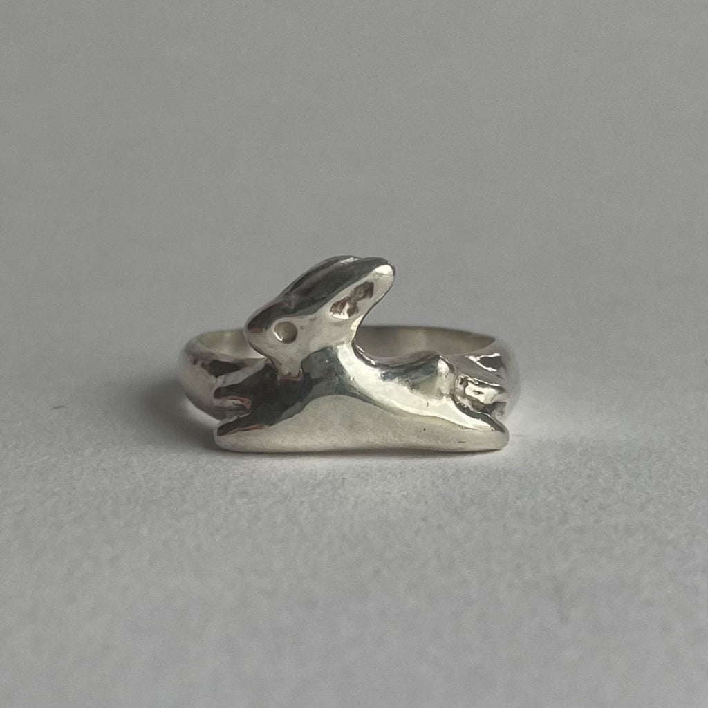 Bunny Silver Ring