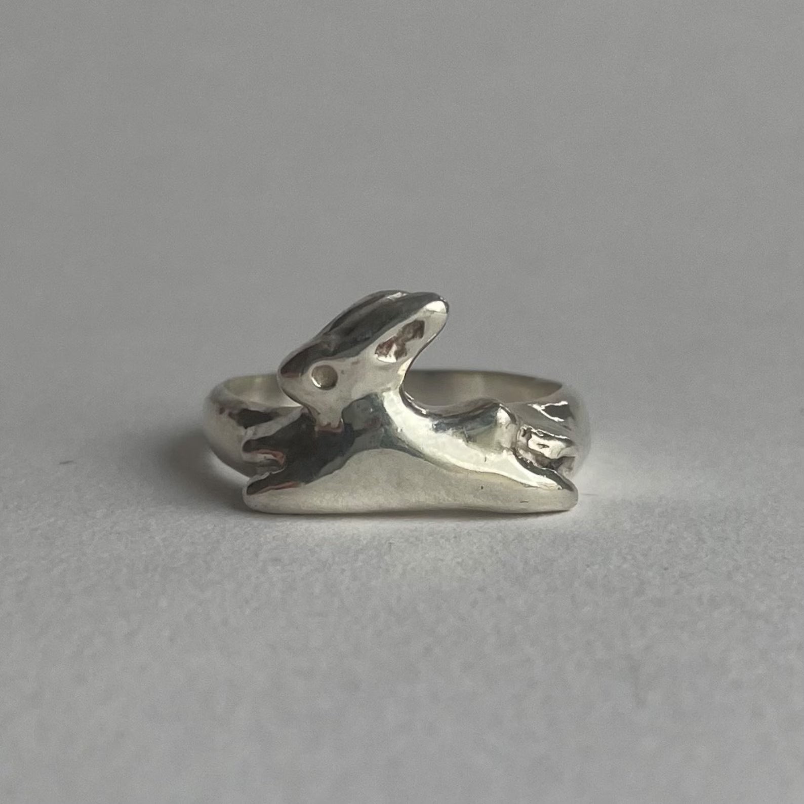 Bunny Silver Ring